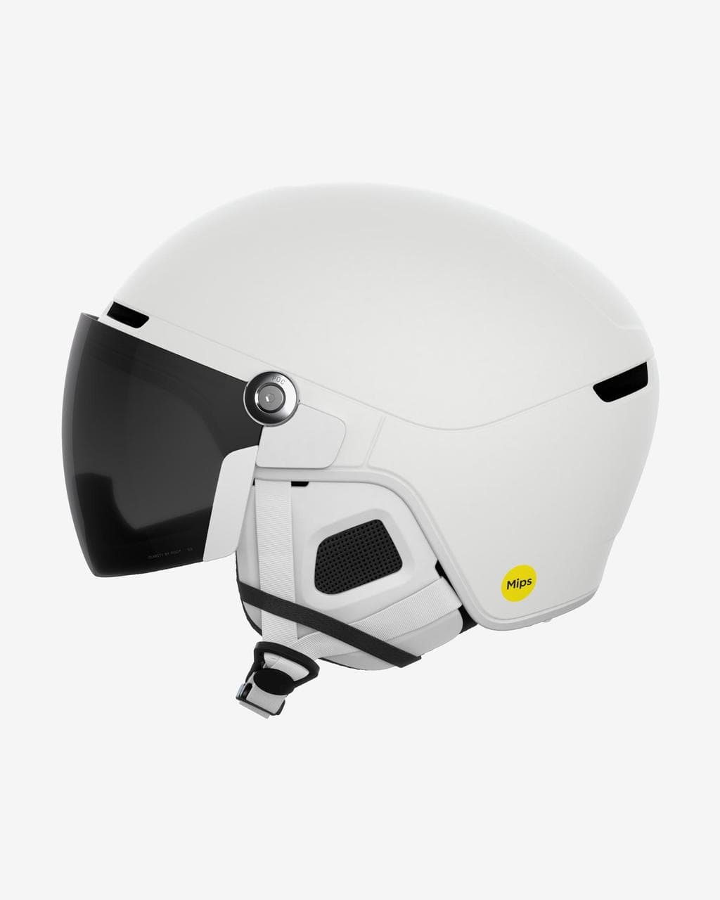 Casque POC Obex blanc avec écran miroir Clarity noir - XL-XXL